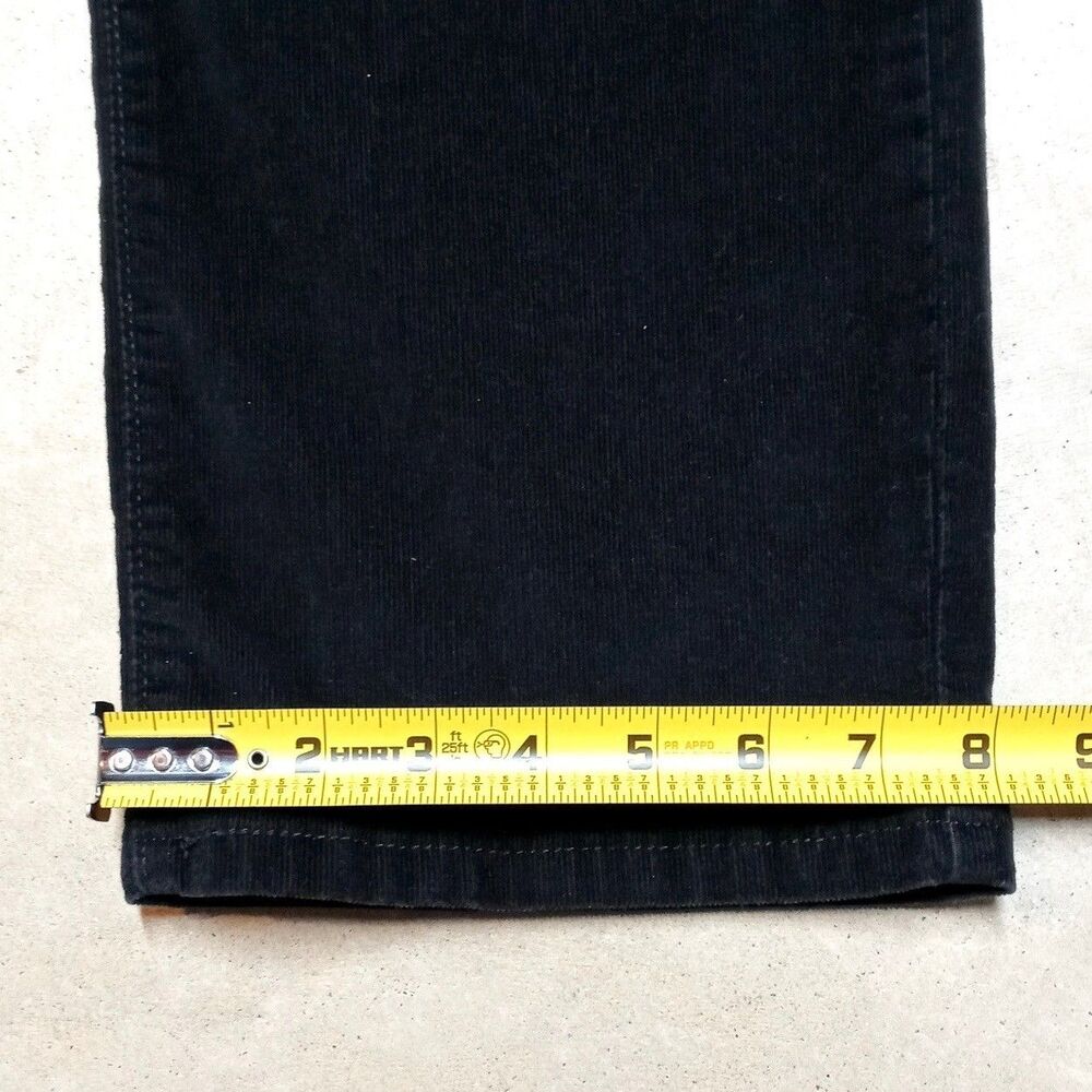 Levi's 505 Corduroy Pants Womens Size 12M (Fits 31x31) Stretch Straight Leg - Picture 12 of 12